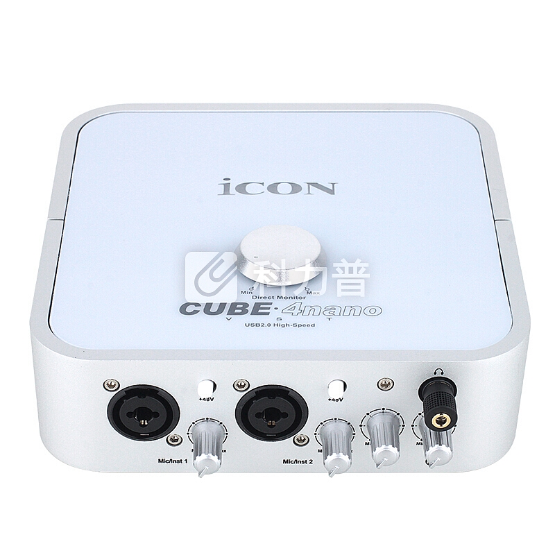 iCON艾肯CUBE 4nano外置声卡套装主播直播喊麦专业录音设备全套手机电脑通用k唱歌电容麦克风 4NANO+Blue300 E300手持麦克风