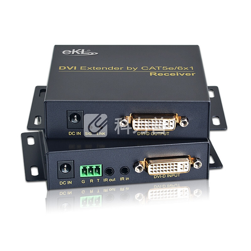 eKL DE70 DVI延长器70米 单网线dvi信号放大器转RJ45传输器