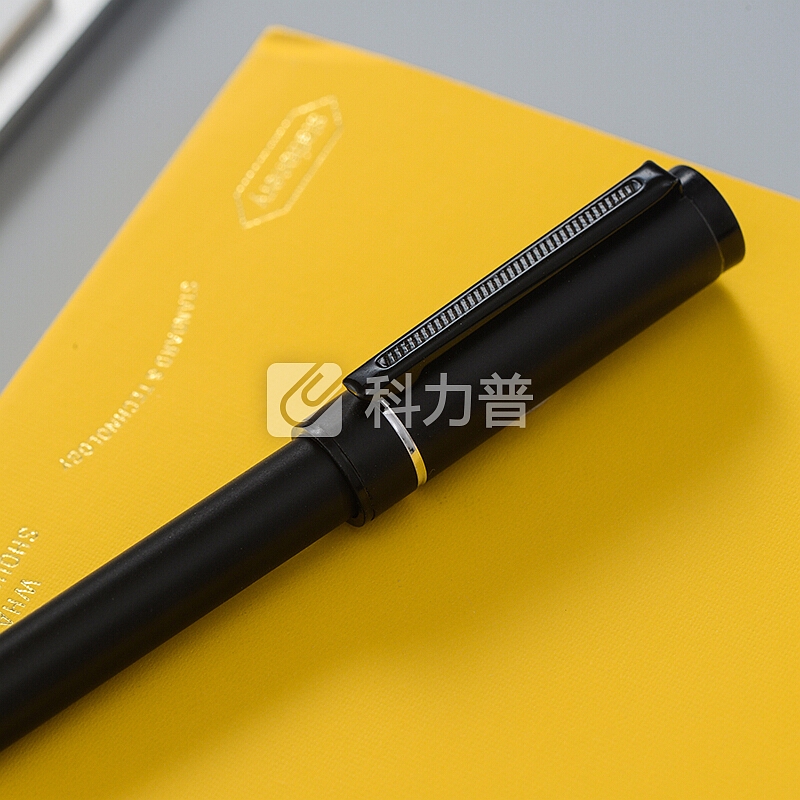 英雄(HERO)A206黑色金属0.5mm学生文具中性笔 签字笔 水笔三支装
