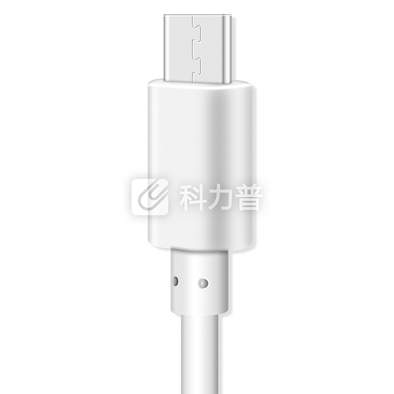 酷波 SC21 Micro USB 安卓接口手机数据线/充电线 2米 白色 适用于三星/小米/华为/魅族等安卓手机