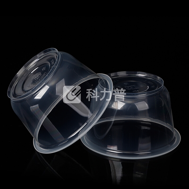 美丽雅 方便餐碗圆型500ml*10套装 一次性餐盒打包盒饭盒快餐盒外卖保鲜盒