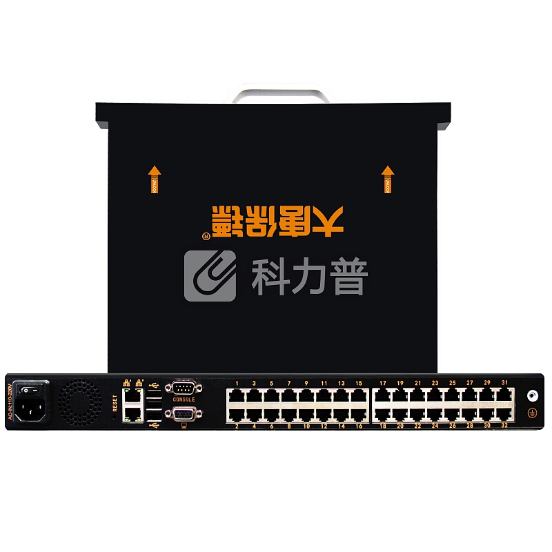 大唐保镖 KVM切换器高清数字双通道RJ45 2路输入IP远程32路输出数字高清宽屏kvm HL-8032P