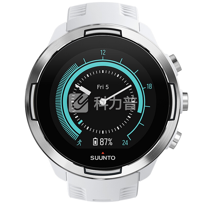 颂拓(SUUNTO)智能手表Suunto9Baro旗舰级运动手表轨迹精确测量超长120小时续航GPS心率100米防水马拉松白色