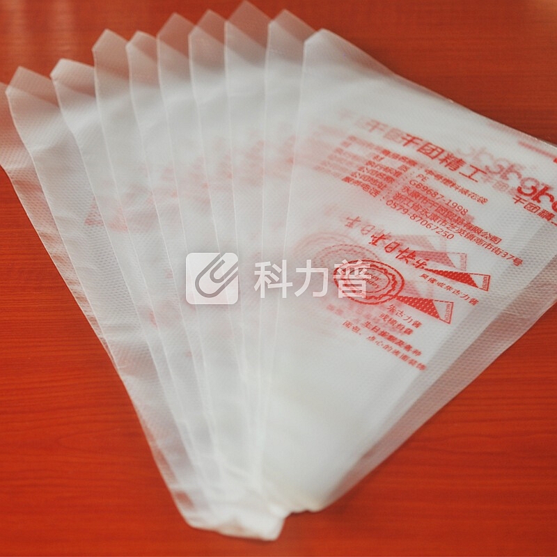 千团精工 裱花工具 一次性中号16寸 塑料 裱花袋 挤袋 100只