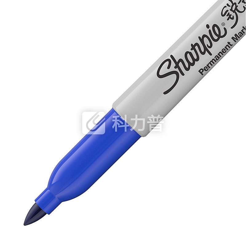 锐意(Sharpie)马克笔/记号笔 细蓝 12支装美国进口防褪色学生手绘漫画设计文具
