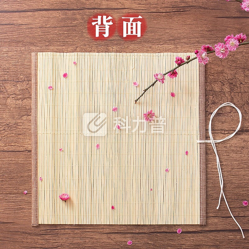 湖颖 湖颖笔帘卷笔袋毛笔口袋文房四宝8孔 棉麻口袋笔帘