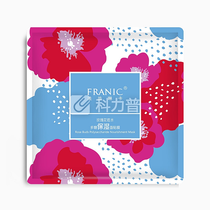 法兰琳卡 玫瑰花苞水多糖保湿面贴膜25ml*5片(补水保湿提亮肤色男女士)