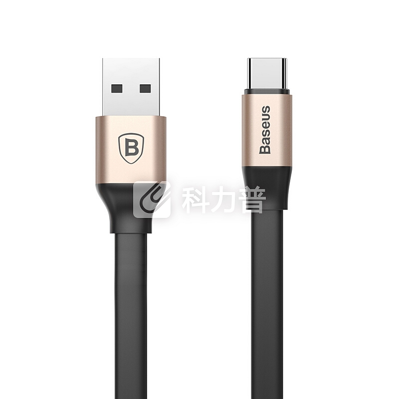 倍思 Type-C数据线 手机快充安卓充电器线 适用华为P20pro/P10/Mate20pro/荣耀10三星S9/小米8/Mix3 1.2米 金