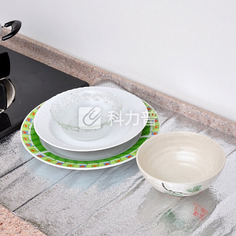 青苇 青苇 厨房防油贴纸 铝箔加厚 抽屉贴纸 可自粘 防水防油污 40*200cm