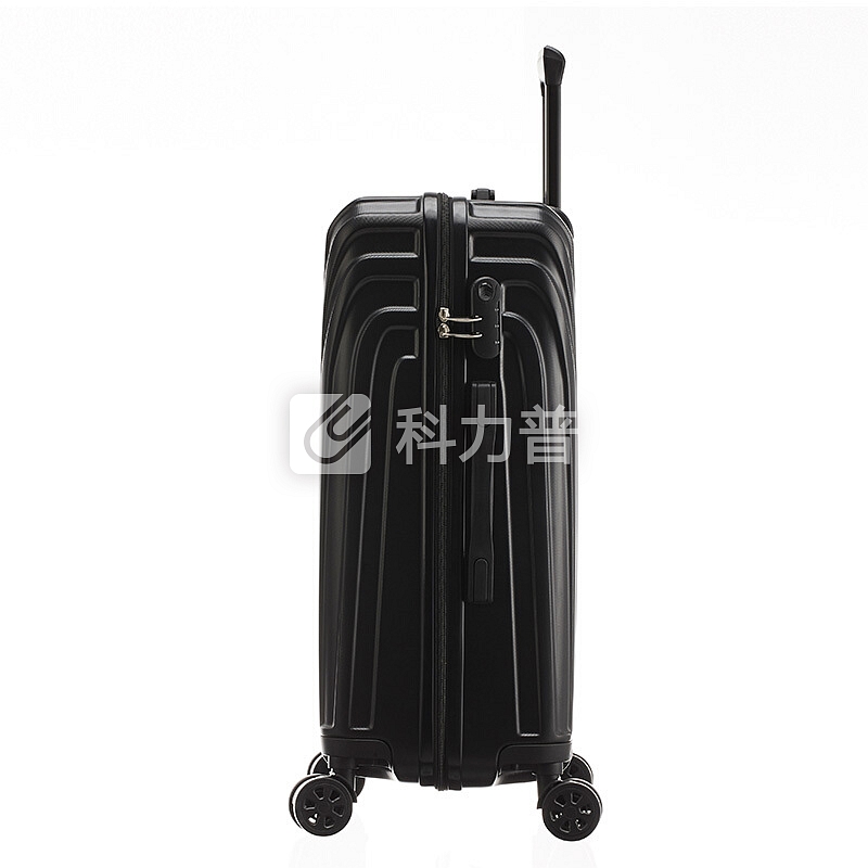 卡帝乐鳄鱼 卡帝乐鳄鱼 拉杆箱 旅行箱24英寸行李箱密码箱托运箱 时尚黑