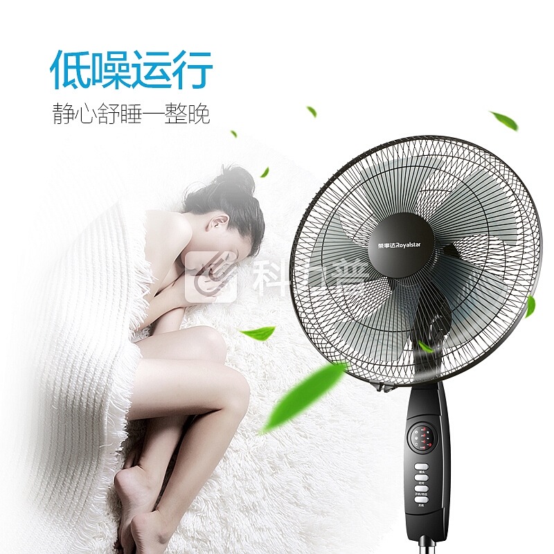 荣事达(Royalstar)遥控五风叶电风扇/落地扇/五扇叶可升降落地扇JD17Z