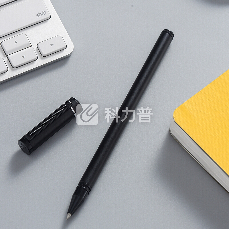 英雄(HERO)A206黑色金属0.5mm学生文具中性笔 签字笔 水笔三支装