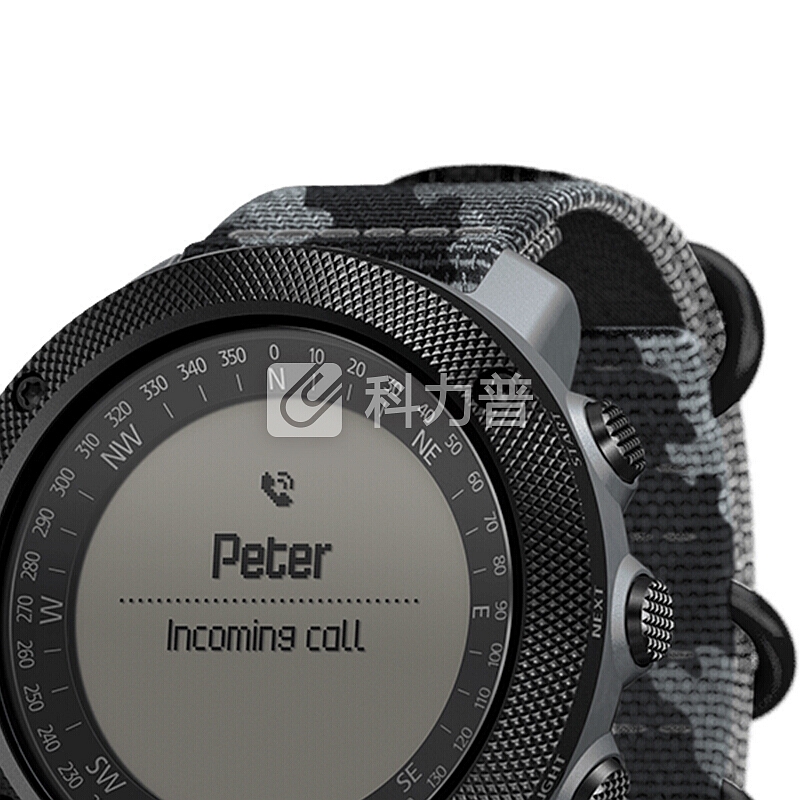 颂拓(SUUNTO) 远征系列 GPS 双卫星导航 100米防水 14天待机 智能手表 阿尔法城市迷彩