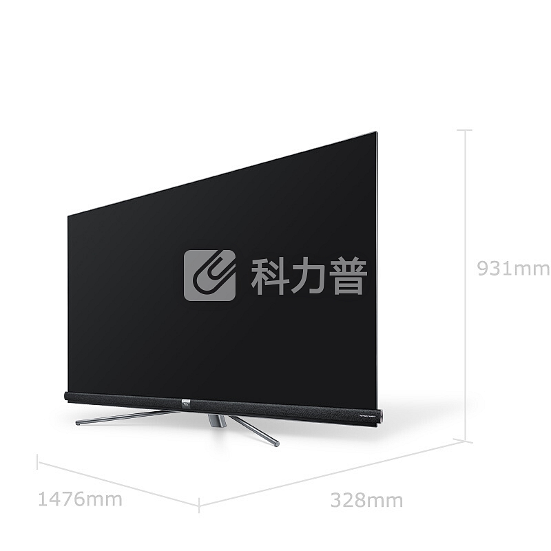 TCL 65Q2 65英寸超薄无边框全面屏HDR4K电视机 34核人工智能(枪色)