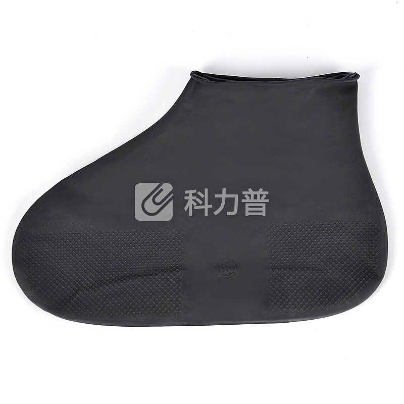 班哲尼 一次性雨具雨衣雨鞋套雨靴套 户外乳胶沙漠防沙旅行雨天防水鞋套脚套男女儿童防雨鞋套 黑色短筒L