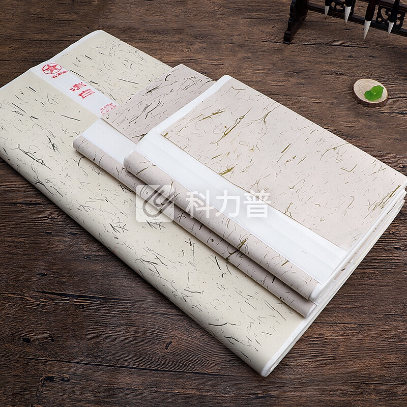 绍泽文化 文房四宝宣纸 毛笔书法书画练习用纸 生宣四尺四开 100张/刀