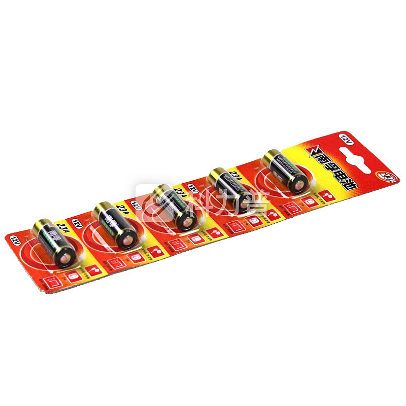 南孚(NANFU)23A12V电池5粒装 适用于车门遥控器/主板/电子词典/手表血糖测试仪/薄型遥控器
