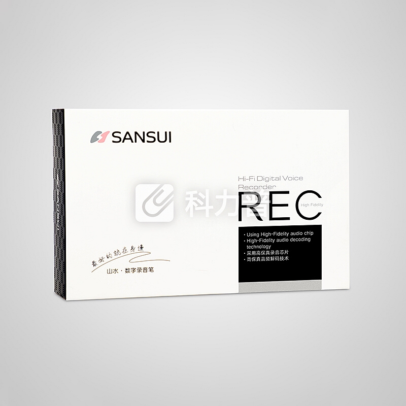 山水(SANSUI)录音笔 H-609 8G 微型迷你 学生会议取证 隐藏便携式 录音MP3播放 黑色