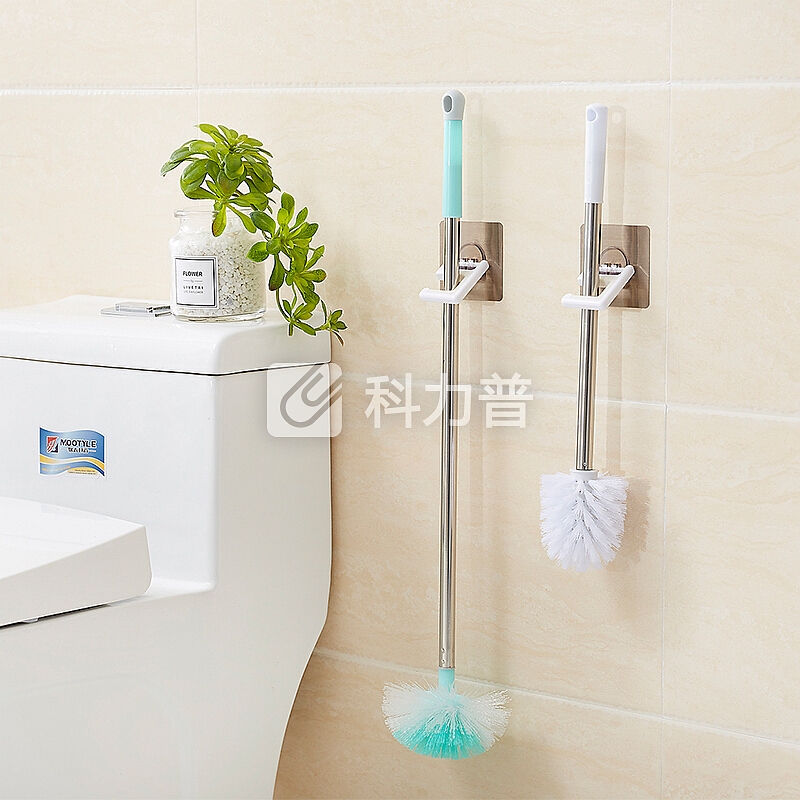 优鹉 优鹉 强力无痕挂钩粘钩扫把拖把架卫生间浴室强力多功能吸盘拖把夹收纳挂架子白色3个装
