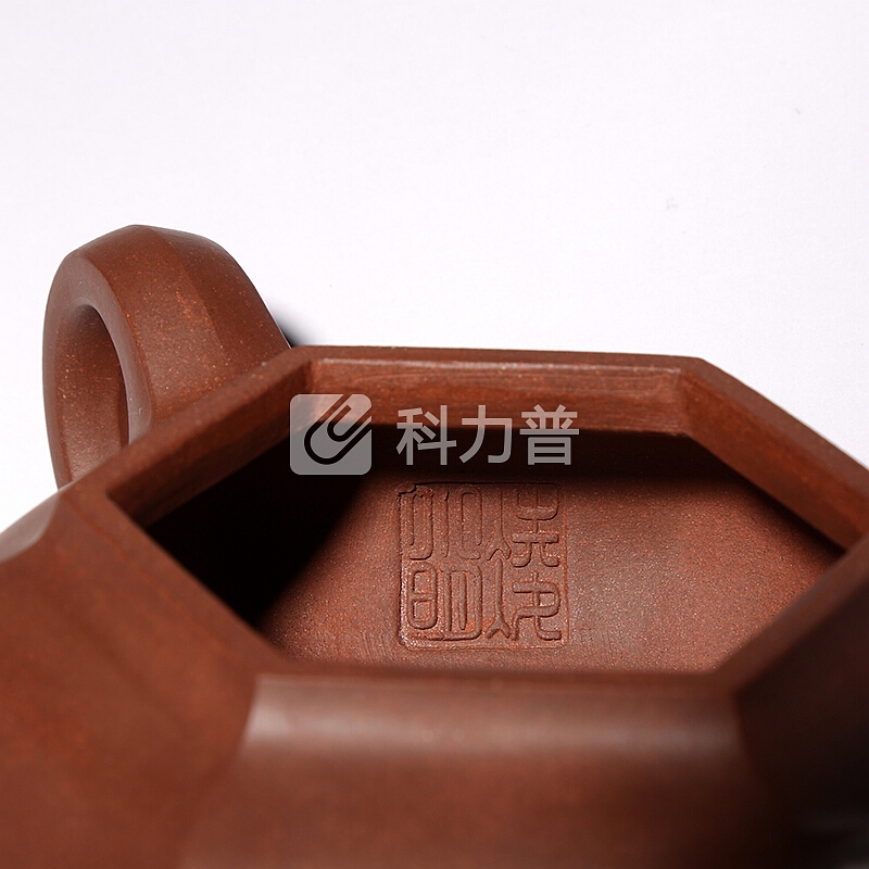 千寿堂 千寿堂 紫砂壶茶壶原矿手工茶具泡茶壶 收藏证书凌小明六方壶260ml