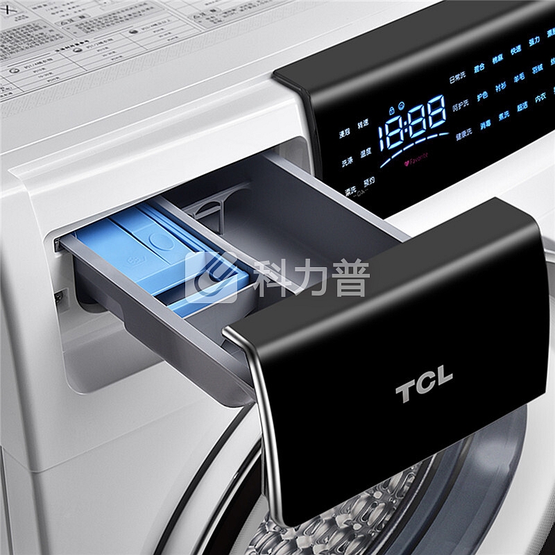 TCL TCL 10公斤 变频全自动滚筒洗衣机 大屏触控 BLDC智能变频 高温除菌 中途添衣（芭蕾白）XQG100-T700BH