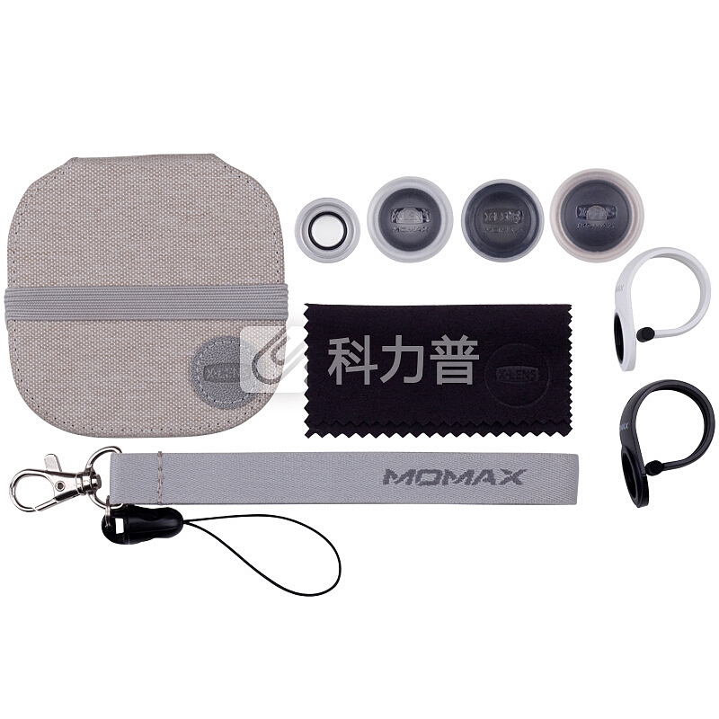 摩米士(MOMAX)X-Lens 4合1精英手机镜头套装 120°广角+15X微距+180鱼眼+CPL偏光 混色