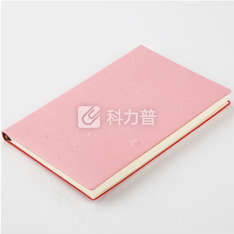 广博(GuangBo)160张A5悦彩商务PU皮面记事本子/文具笔记本/笔记薄 粉红GBP25888