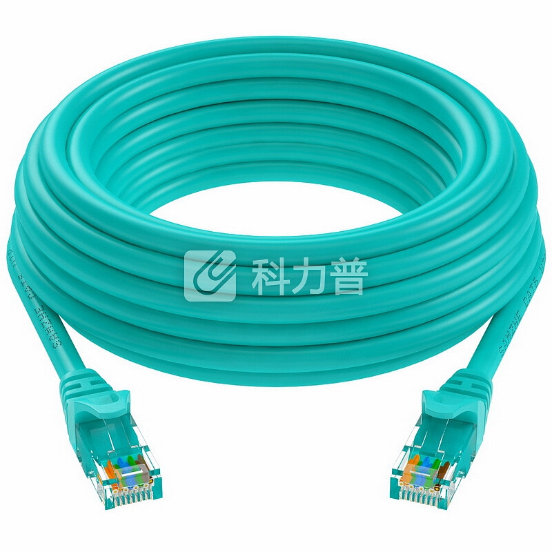山泽(SAMZHE)六类网线 CAT6千兆极速八芯双绞 电脑网络跳线 成品网线 浅绿色1米 WXL-6010 匹配路由器