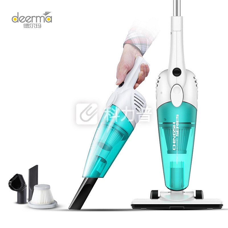 德尔玛(Deerma)DX128C小型手持吸尘器家用自营立式吸尘机