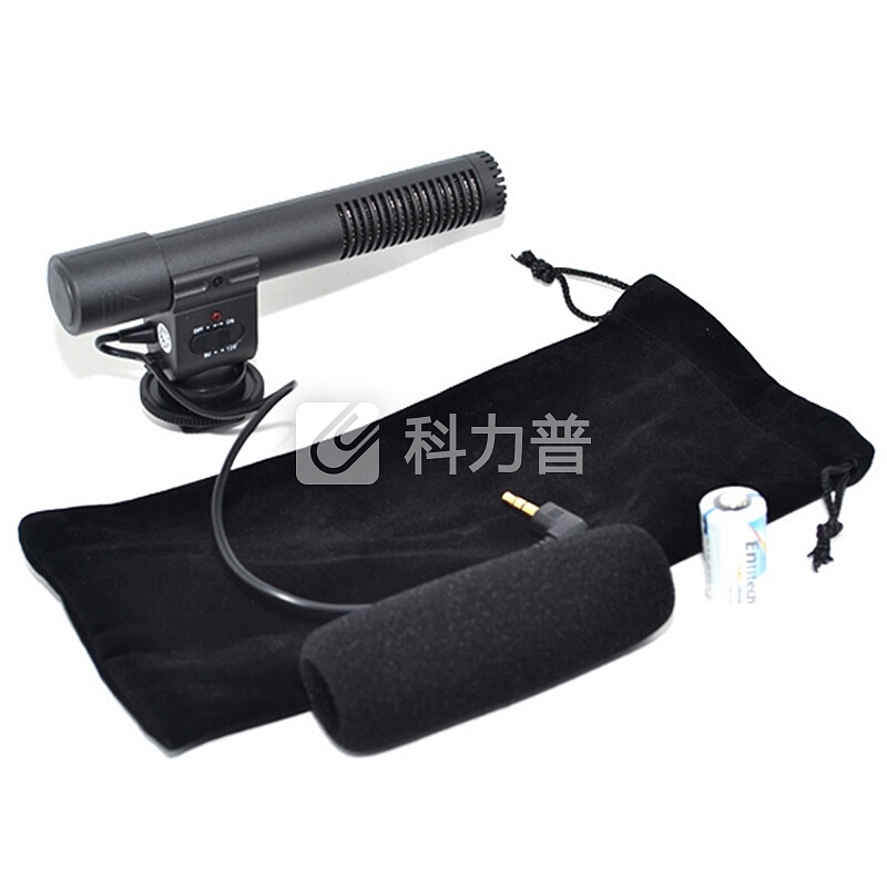 JJC JJC MIC-1 立体声麦克风 话筒 (适用 佳能 尼康 D7200 D750 D810 D5500 V3 D4S D3300 D5300 D610)
