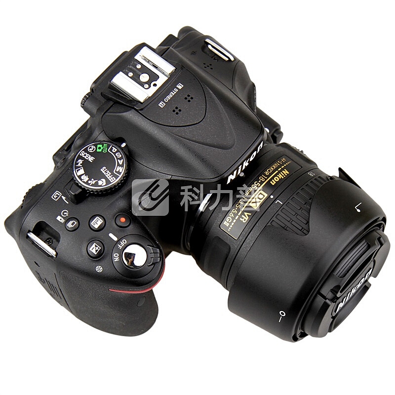JJC LH-69 相机遮光罩 尼康D5500 D5300 D3300 D3200套机AF-S DX 18-55mm VR II二代镜头遮光罩 替代HB-69