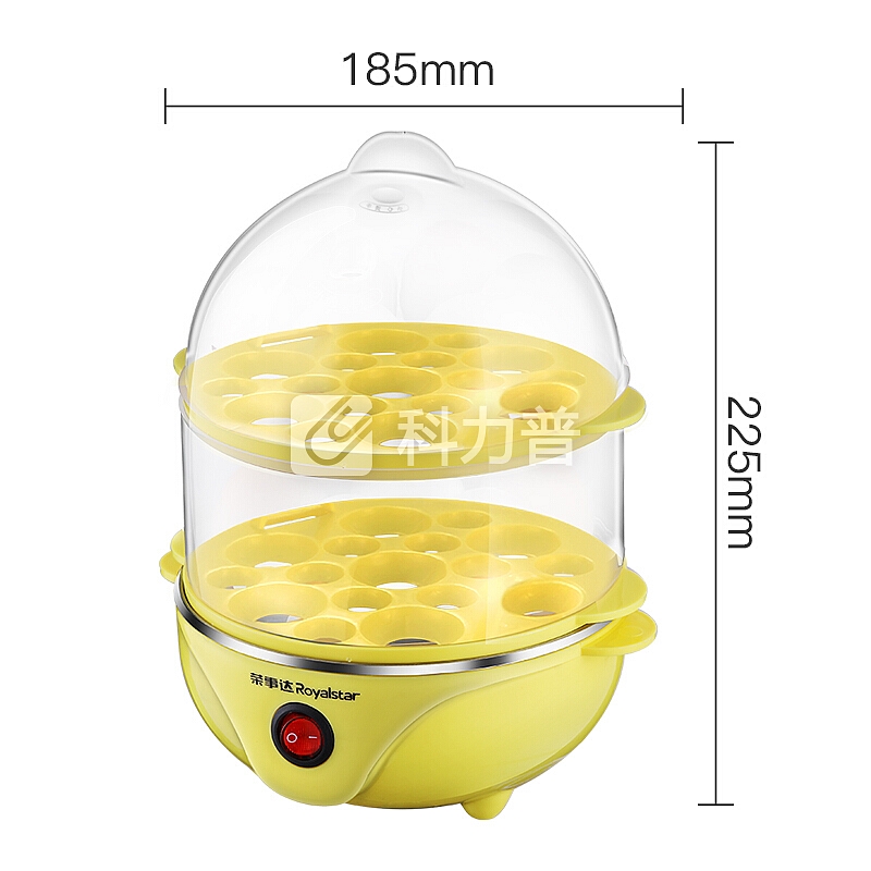 荣事达(Royalstar)煮蛋器双层蒸蛋器304不锈钢发热盘RD-Q356