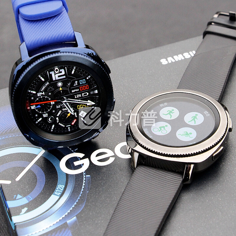 三星(SAMSUNG)Gear Sport运动手表 第二代智能手表 实时心率监测 GPS定位 兼容安卓和IOS 游泳防水 黑色