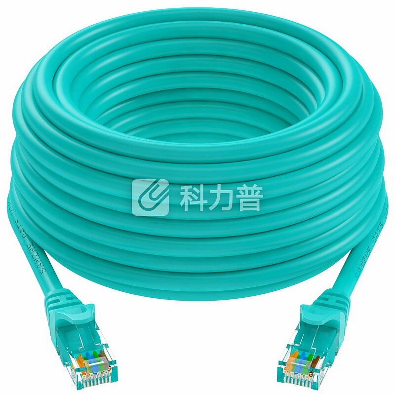 山泽(SAMZHE)六类网线 CAT6千兆极速八芯双绞 电脑网络跳线 成品网线 浅绿色1米 WXL-6010 匹配路由器