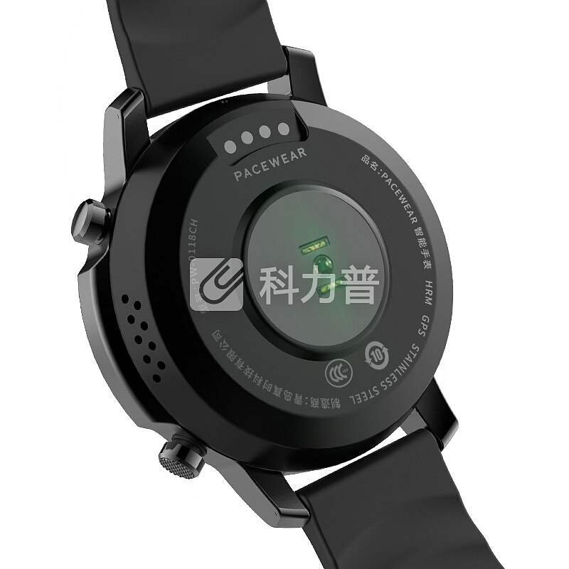 真时 pacewear 真时（Pacewear）HC腾讯智能手表男 接打电话 消息提醒 离线支付 防水 心率监测 多种运动模式 适配安卓&ios HC标准版--曜石黑