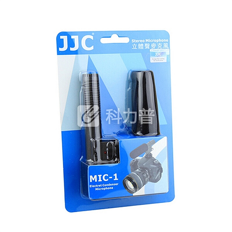 JJC JJC MIC-1 立体声麦克风 话筒 (适用 佳能 尼康 D7200 D750 D810 D5500 V3 D4S D3300 D5300 D610)