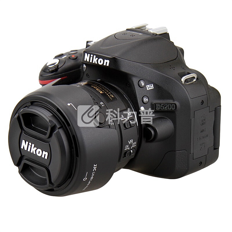 JJC LH-69 相机遮光罩 尼康D5500 D5300 D3300 D3200套机AF-S DX 18-55mm VR II二代镜头遮光罩 替代HB-69