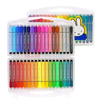 晨光m&g 晨光(m&g)米菲系列36色六角印章水彩笔儿童画笔 36支/盒fcpn